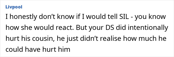 Comment from Liverpool about teen’s sprain and c*****d ribs revealing the son’s accident was no accident. Comment from Liverpool about teen’s sprain and c*****d ribs revealing the son’s accident was no accident.