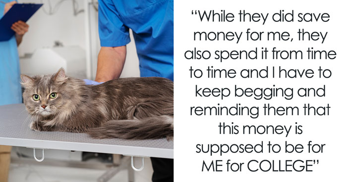 Teen Cuts Off Parents After They Drain Their $3K College Fund To Pay For Cat’s Vet Bills