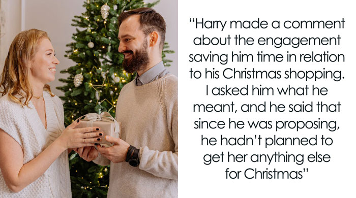 “He Thinks He’s The Gift”: Man Thinks Proposal Counts As A Christmas Gift, Gets A Reality Check