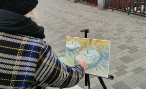 Painting Through Blackouts: How I Find Light On Autumn Plenairs In My Hometown Dnipro (9 Pics)