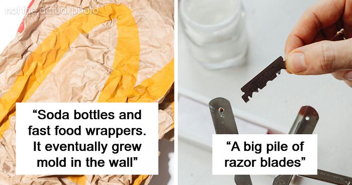 66 Fascinating Items People Found In The Walls Of Their Homes