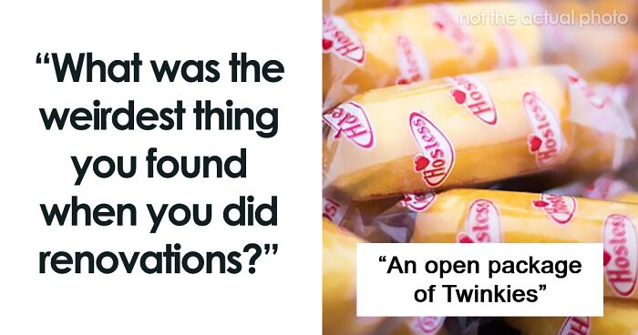 66 Fascinating Items People Found In The Walls Of Their Homes