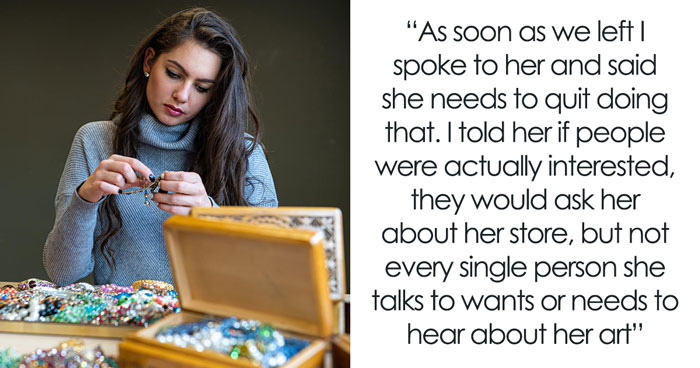 Guy Mad At Wife Who Brings Up Her Etsy Business In Every Conversation, Finally Snaps At Her