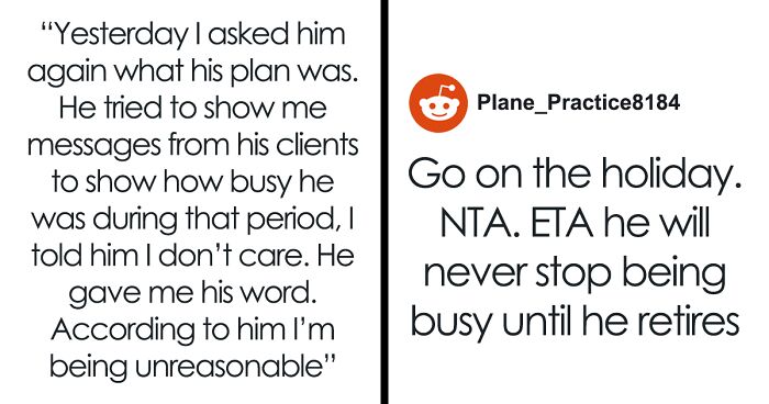 Family Vacation Turns Into Ultimatum After Husband Puts Business First, Wife Threatens Solo Trip