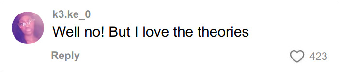 Comment on social media with a profile picture, expressing love for the theories about Timothée Chalamet as masked rapper EsDeeKid. Comment on social media with a profile picture, expressing love for the theories about Timothée Chalamet as masked rapper EsDeeKid.