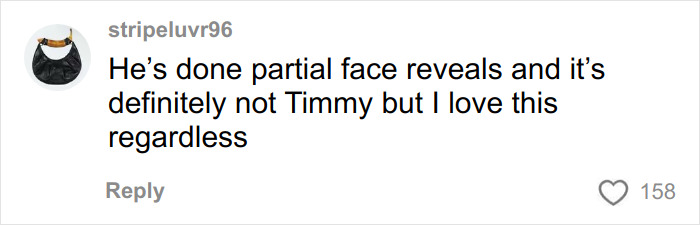 Comment on social media discussing fan theory linking Timothée Chalamet to masked rapper EsDeeKid in viral video debate. Comment on social media discussing fan theory linking Timothée Chalamet to masked rapper EsDeeKid in viral video debate.