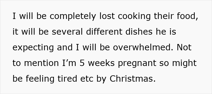Pregnant woman overwhelmed by cooking a foreign traditional Christmas spread with multiple dishes expected. Pregnant woman overwhelmed by cooking a foreign traditional Christmas spread with multiple dishes expected.