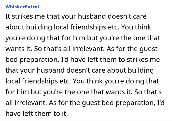 Alt text: Woman preparing a feast and fun for family, while husband only opens the oven door and calls her moody. Alt text: Woman preparing a feast and fun for family, while husband only opens the oven door and calls her moody.