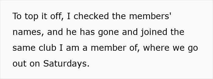 Text about a woman giving company to a lonely widower who starts appearing everywhere she goes. Text about a woman giving company to a lonely widower who starts appearing everywhere she goes.