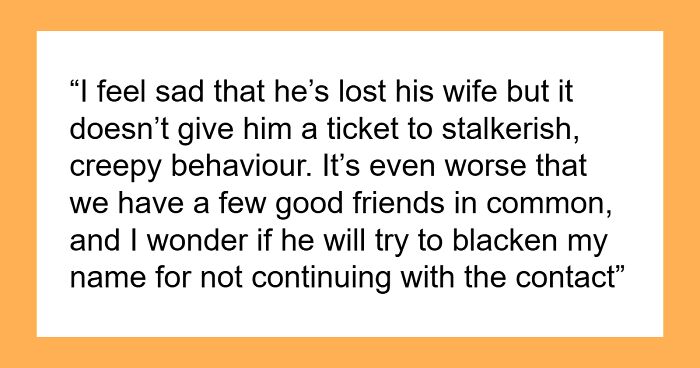 Lady Comforts Grieving Neighbor Over A Cup Of Tea, He Gets The Entirely Wrong Idea