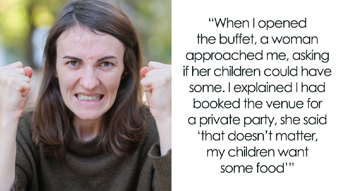 Gatecrashing Woman Makes A Scene At A Private Party Over “A Sandwich” For Her Children