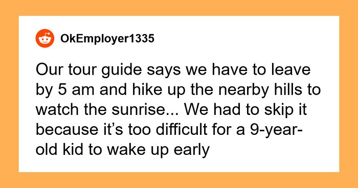 Family Vacation Revolves Around Wild 9YO, Chaos Ensues After An Accident Almost Happens