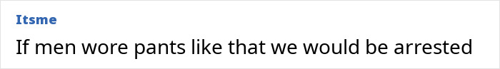 Commenter expressing opinion on decency in public related to activewear trend, sparking internet debate.