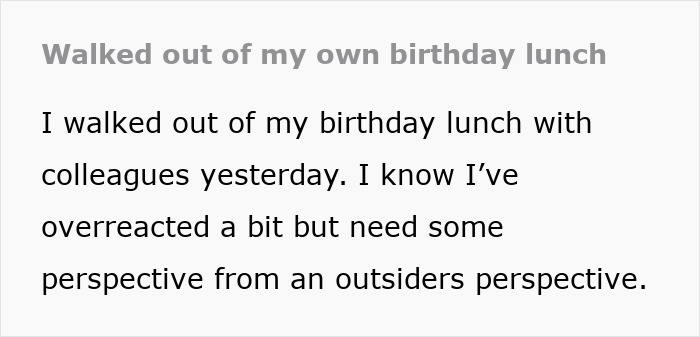 Text post about a woman who doesn&rsquo;t give in to social pressure from coworkers despite awkward feelings.