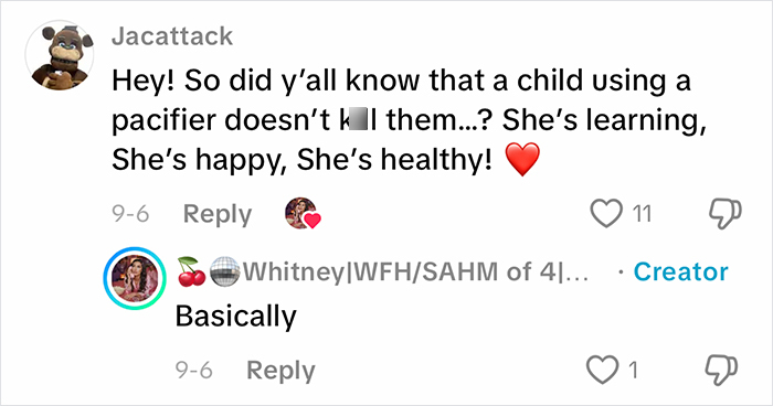 Comments discussing a viral homeschool clip sparking debate about parenting choices and child development.