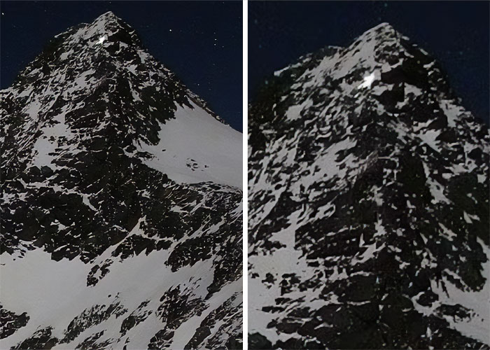Snow-covered peak of Austria’s highest mountain at night, related to woman abandoned and fatally freezing incident. Snow-covered peak of Austria’s highest mountain at night, related to woman abandoned and fatally freezing incident.