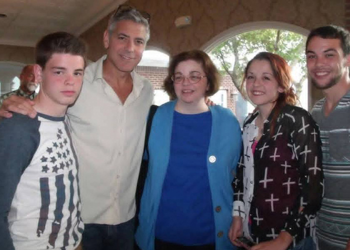 George Clooney with family members during a gathering, sharing a heartfelt tribute for his sister Ada. George Clooney with family members during a gathering, sharing a heartfelt tribute for his sister Ada.