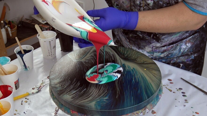 Beauty Or A Beast? Surprising Results With This Acrylic Pour With Gravy Boat Beauty Or A Beast? Surprising Results With This Acrylic Pour With Gravy Boat