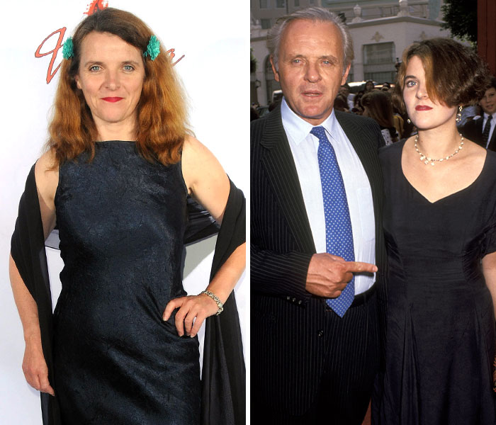 Side-by-side images of individuals illustrating nepo babies who turned into nope babies, leaving famous families.