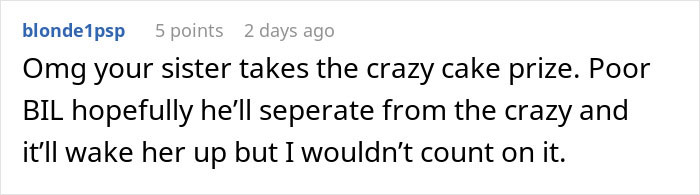 Screenshot of a Reddit comment reacting to sister’s barefoot spiritual advisor causing comical chaos at Thanksgiving.