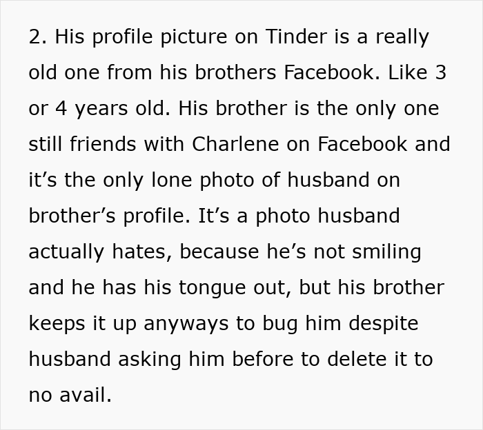 Text discussing a woman discovering proof of her husband cheating and revealing behavior of crazy ex-girlfriends.