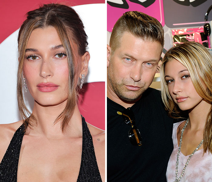 Side-by-side images of famous people highlighting nepo babies who turned into nope babies distancing from famous families.