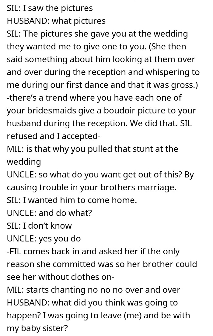 Text conversation revealing a woman hospitalized after family’s intervention over her obsession with her brother. Text conversation revealing a woman hospitalized after family’s intervention over her obsession with her brother.