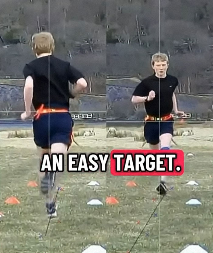 Young person running in an open field wearing black shirt and orange belt highlighting mass shooting survival tips target awareness. Young person running in an open field wearing black shirt and orange belt highlighting mass shooting survival tips target awareness.