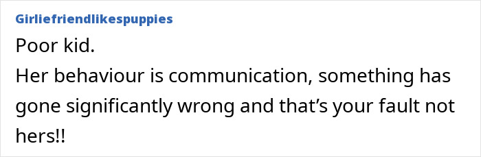 Comment highlighting concerns about a mom punishing her 7-year-old by withholding Christmas gifts, seen in an online discussion. Comment highlighting concerns about a mom punishing her 7-year-old by withholding Christmas gifts, seen in an online discussion.