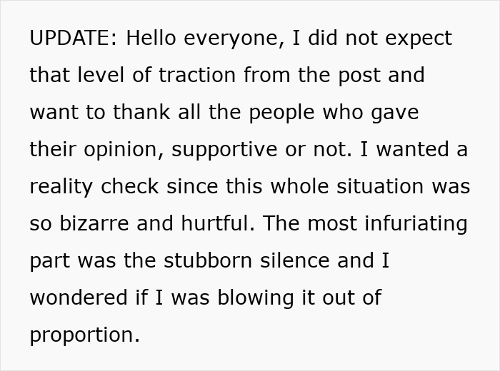 Screenshot of an online update thanking readers and expressing horror over a racist gift revelation Screenshot of an online update thanking readers and expressing horror over a racist gift revelation