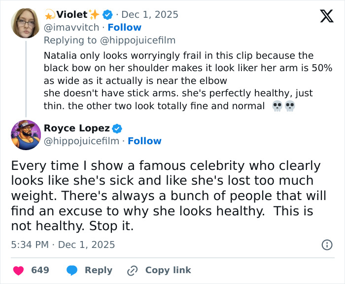 Natalia Dyer from Stranger Things raises fan concerns with her appearance, sparking comparisons to Ariana Grande.