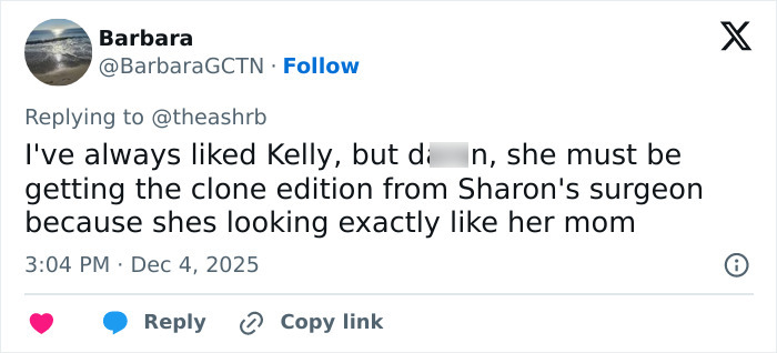 Screenshot of a tweet discussing fans’ reactions to Kelly Osbourne’s transformation and mentioning her dad Ozzy on his 77th birthday.