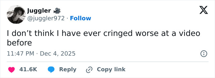 Screenshot of a Twitter post expressing strong criticism, related to Noah Schnapp scene recreation backlash. Screenshot of a Twitter post expressing strong criticism, related to Noah Schnapp scene recreation backlash.