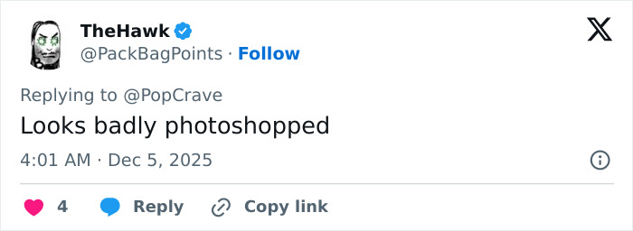 Tweet by TheHawk commenting on a bizarre detail people notice after Rebel Wilson shares photo with Ariana Grande. Tweet by TheHawk commenting on a bizarre detail people notice after Rebel Wilson shares photo with Ariana Grande.