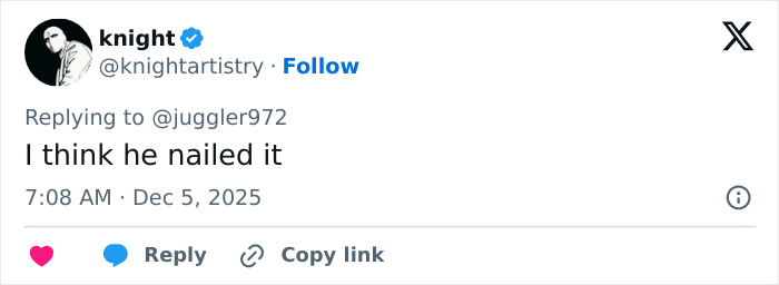 Tweet from user knight commenting I think he nailed it, related to Noah Schnapp scene recreation from Stranger Things season.
