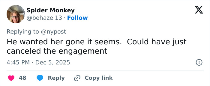 Twitter reply criticizing boyfriend in case of woman abandoned to fatally freeze on Austria’s highest peak. Twitter reply criticizing boyfriend in case of woman abandoned to fatally freeze on Austria’s highest peak.