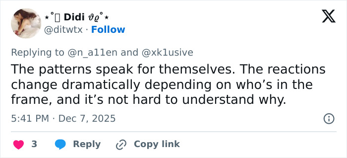 Tweet discussing media bias and racial double standards in viral video of Sydney Sweeney and Amanda Seyfried debate. Tweet discussing media bias and racial double standards in viral video of Sydney Sweeney and Amanda Seyfried debate.