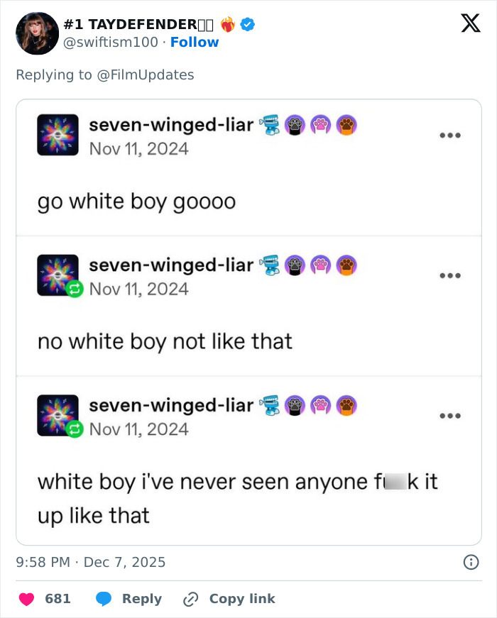 Social media post showing controversial comments linked to David Corenswet sparking outrage over masculinity views.