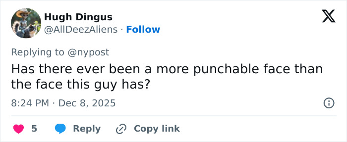 Screenshot of a social media comment criticizing the behavior of a wealthy US student after altercation with his girlfriend. Screenshot of a social media comment criticizing the behavior of a wealthy US student after altercation with his girlfriend.