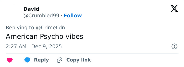 Screenshot of a social media reply referencing wealthy US student behavior after leaving girlfriend unresponsive post altercation. Screenshot of a social media reply referencing wealthy US student behavior after leaving girlfriend unresponsive post altercation.