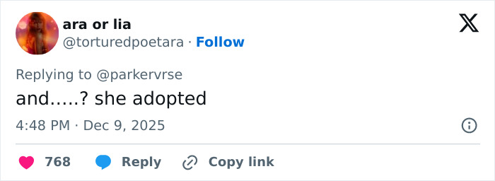 Screenshot of a social media reply discussing a viral theory about Millie Bobby Brown’s newborn daughter. Screenshot of a social media reply discussing a viral theory about Millie Bobby Brown’s newborn daughter.