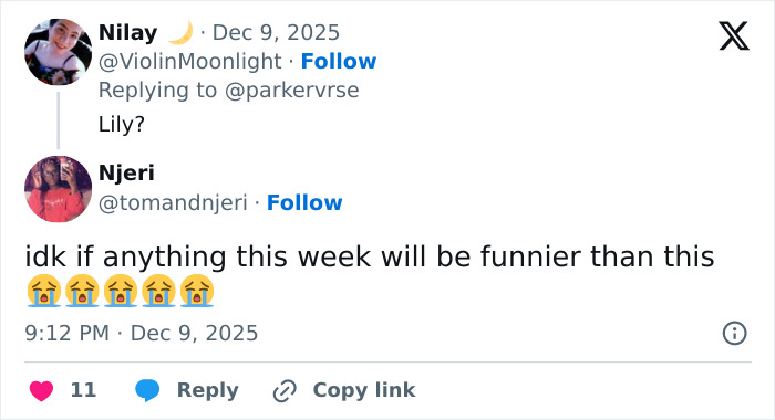 Twitter conversation showing users discussing a viral theory about Millie Bobby Brown's newborn daughter after new pics. Twitter conversation showing users discussing a viral theory about Millie Bobby Brown's newborn daughter after new pics.