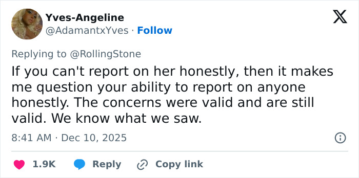 Tweet by user Yves-Angeline replying on conspiracy claims about Taylor Swift using coded white-nationalist messages. Tweet by user Yves-Angeline replying on conspiracy claims about Taylor Swift using coded white-nationalist messages.