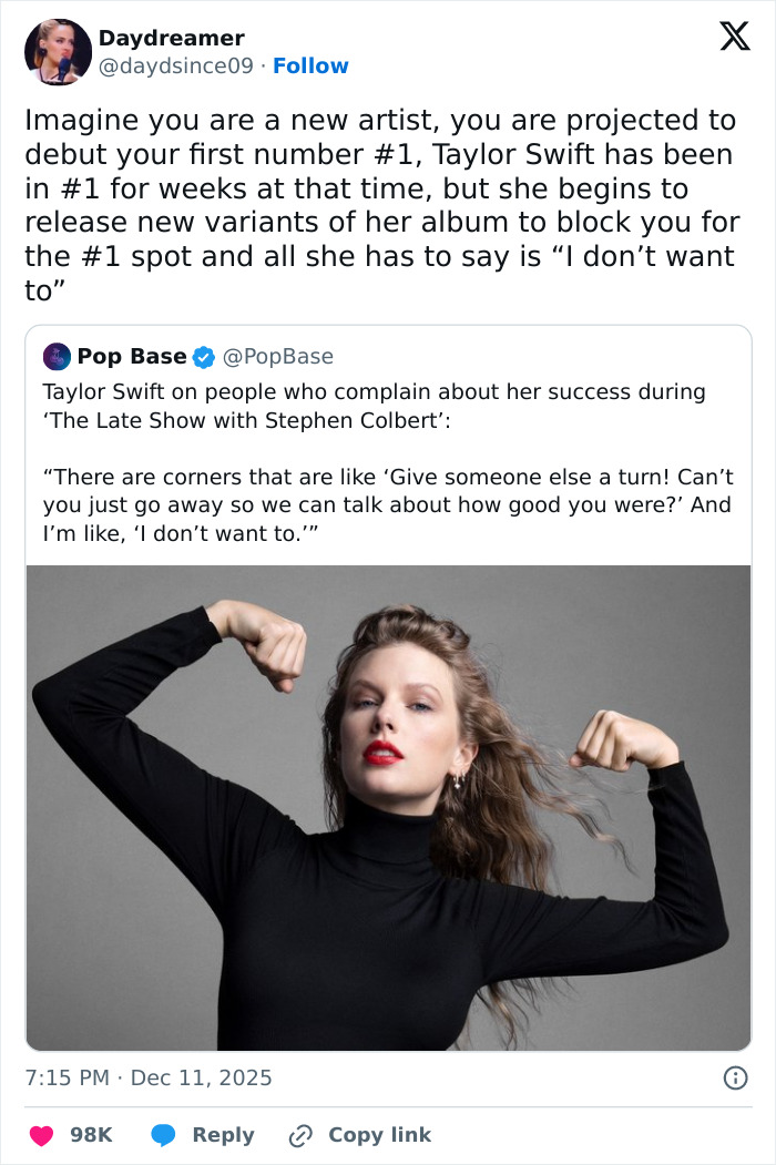 "Morphing Into Kanye": Taylor Swift Accused Of "Success Narcissism" By Angry Fans "Morphing Into Kanye": Taylor Swift Accused Of "Success Narcissism" By Angry Fans