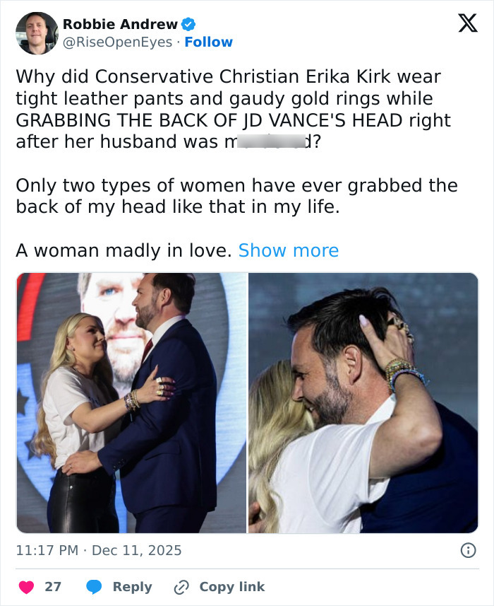 JD Vance and wife Usha embracing on stage amid public speculation about their marriage and relationship. JD Vance and wife Usha embracing on stage amid public speculation about their marriage and relationship.