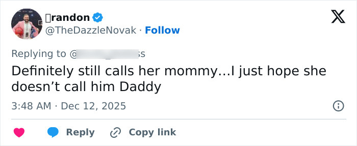 Tweet commenting on a mother-son photoshoot, sparking a heated parenting debate about dating your own son.