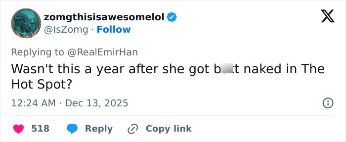 Screenshot of a tweet discussing Jennifer Connelly’s iconic movie scene and its impact on her career debate. Screenshot of a tweet discussing Jennifer Connelly’s iconic movie scene and its impact on her career debate.