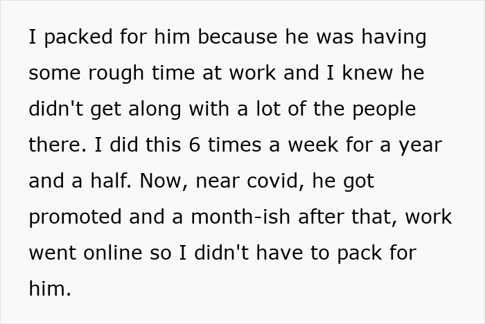 Woman upset as boyfriend angrily throws away cooked lunches she packed during his rough time at work. Woman upset as boyfriend angrily throws away cooked lunches she packed during his rough time at work.
