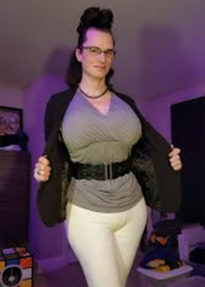 High school teacher posing indoors in a costume, sparking outrage among parents after photos went online. High school teacher posing indoors in a costume, sparking outrage among parents after photos went online.