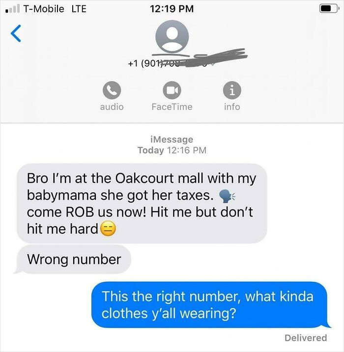 Text message exchange showing confusing texts and posts that made people pause, reread, and scratch their heads.